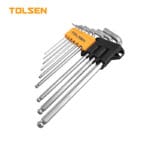 9PCS BALL POINT EXTRA-LONG ARM HEX KEY SET