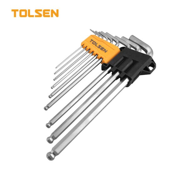 9PCS BALL POINT EXTRA-LONG ARM HEX KEY SET