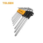 9PCS TORX EXTRA-LONG ARM HEX KEY SET