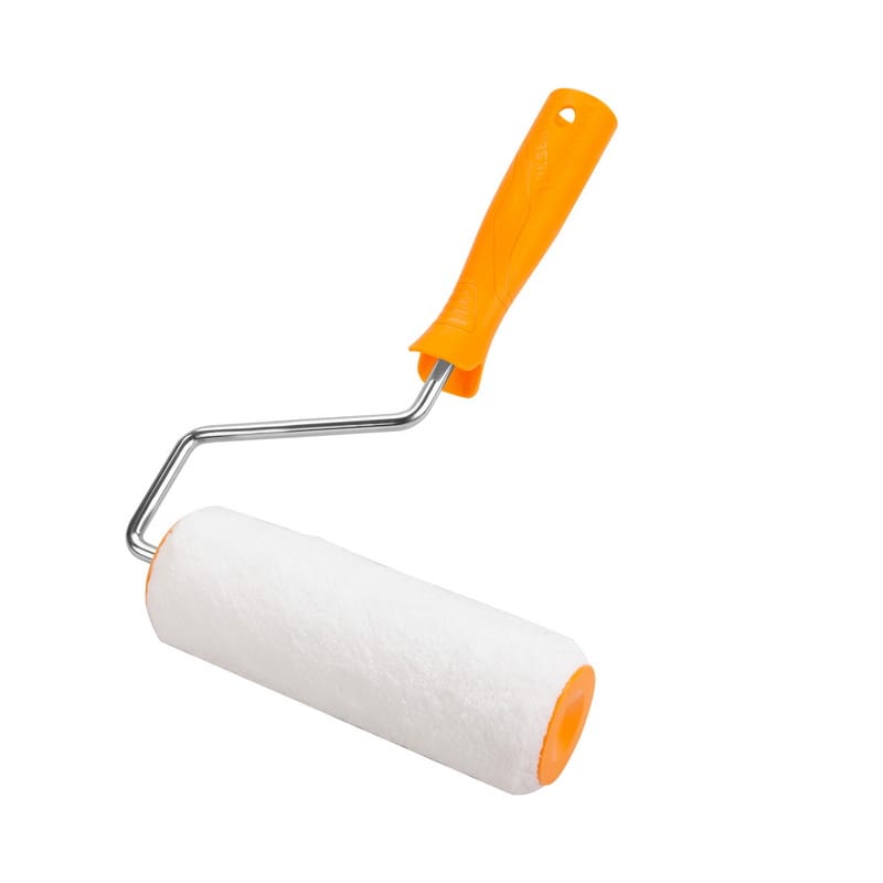 TOLSEN 7-Inch Paint Roller Frame with clean white roller cover