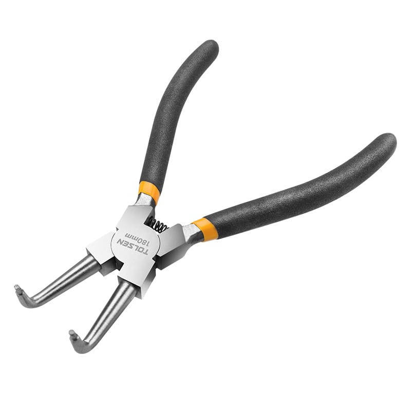 Tolsen 7 inch internal bent circlip pliers