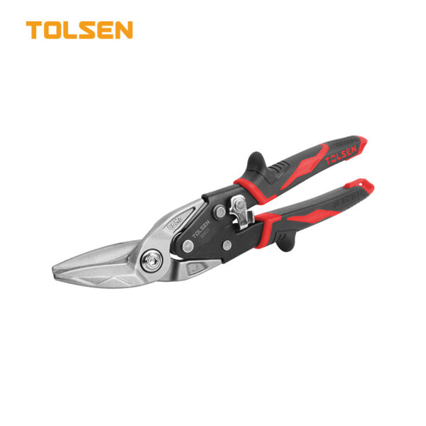 Tolsen 30021 10 inch left cut aviation snips Cr-Mo steel tin snips for sheet metal