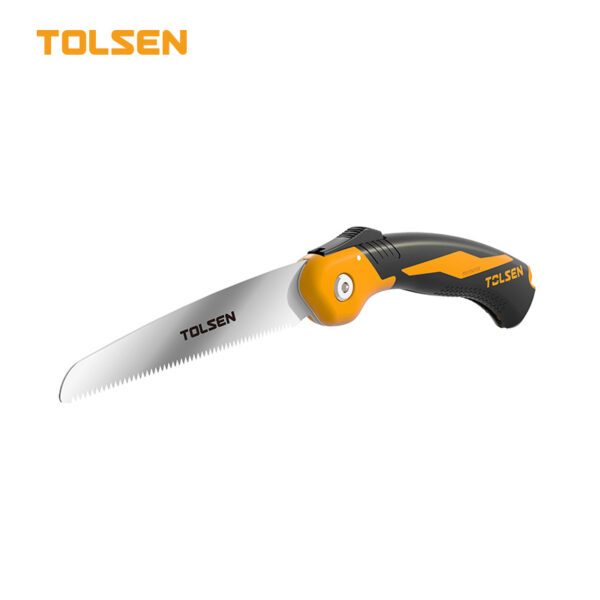 Tolsen 31014 7 inch 180mm folding pruning saw with safety lock for tree trimming and camping