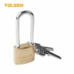 BRASS PADLOCK WITH LONG SHACKLE