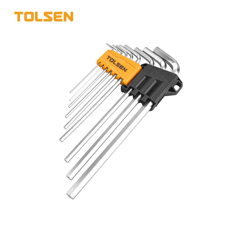 9PCS EXTRA-LONG ARM HEX KEY SET