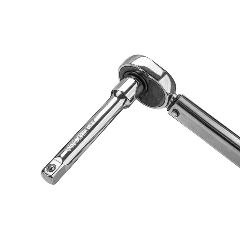 Tolsen torque wrench head connected to a Chrome Vanadium (CR-V) extension bar.