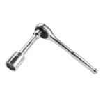 TOLSEN 1/2″ Ratchet Handle assembled with an extension bar and socket to reach difficult areas.