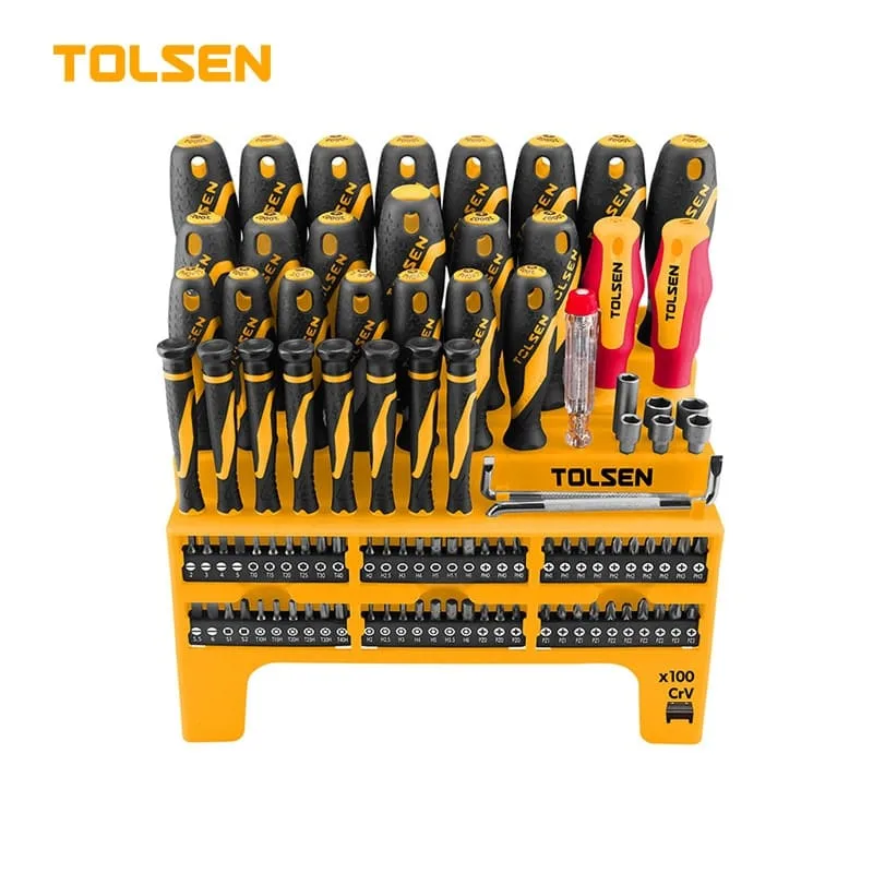 100PCS SCREWDRIVER SET - TOLSEN® Tools 100PCS SCREWDRIVER SET - TOLSEN® Tools