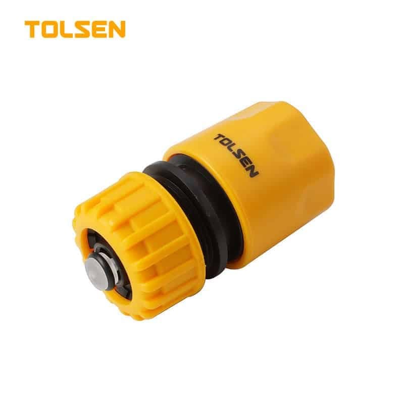 HOSE CONNECTOR WITH WATER STOP