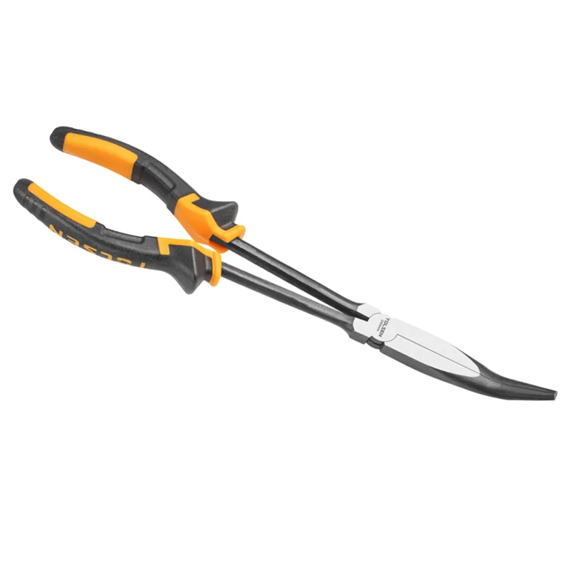 thumbnail image 2 of Amtech 11" Long Reach Nose Pliers Set – Straight, Bent, And Angled Tips – Mechanic Tool 2 of 5