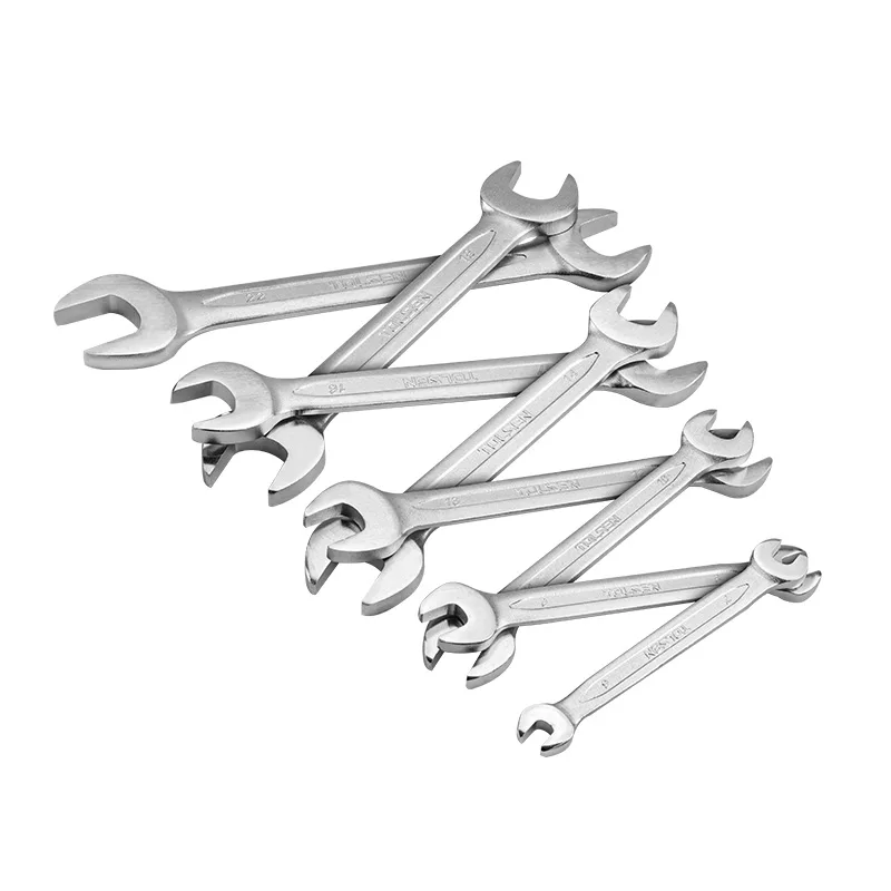 8PCS DOUBLE OPEN END SPANNER SET - TOLSEN® Tools