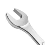 Detail shot of the open end jaw on a TOLSEN heavy duty spanner.