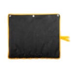 Back view of the TOLSEN canvas tool pouch featuring metal grommets for wall hanging storage