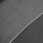 Close-up of TOLSEN Working Jacket fabric showing coarse weave, diagonal seam, and reinforced stitching