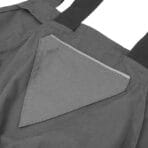 Rear detail showing the reinforced triangular yoke connecting the shoulder straps on Tolsen workwear.