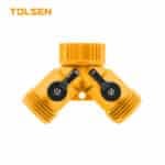 PLASTIC Y CONNECTOR WITH SHUT-OFF