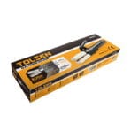 Retail packaging box of Tolsen 44936 800A Electrode Holder, highlighting the heavy-duty 270mm length and high amperage capacity.