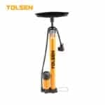 BICYCLE FLOOR PUMP WITH GAUGE