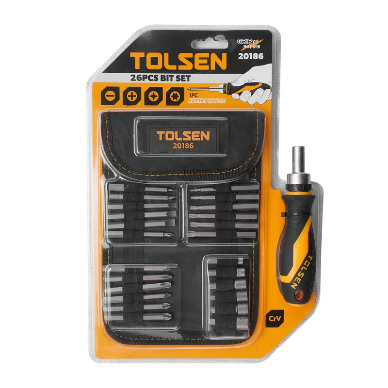 26PCS BIT SET - TOLSEN® Tools
