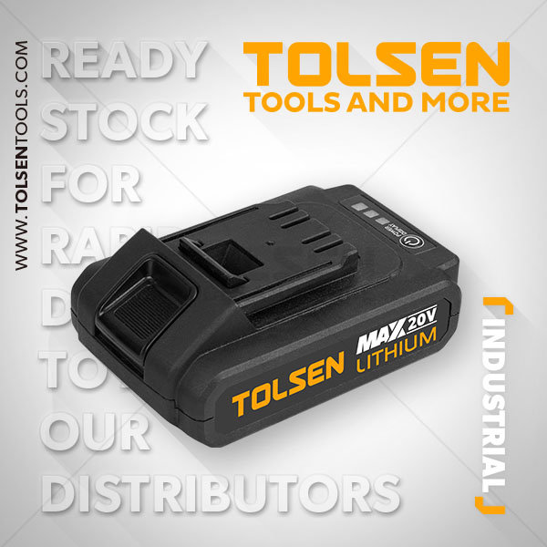 Batterie 12V Li-on pour perceuse 13628 Tolsen - Electro-portatif - Outils