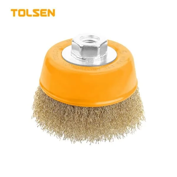 CUP WIRE BRUSH WITH NUT