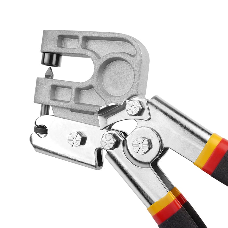 Tolsen 11-inch Stud Crimper - close-up view of the crimping jaws
