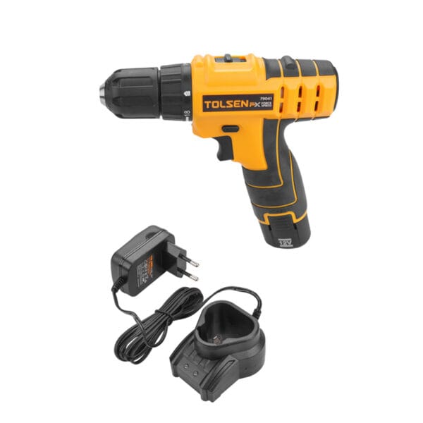 Tolsen 12V Cordless Drill with battery and charger