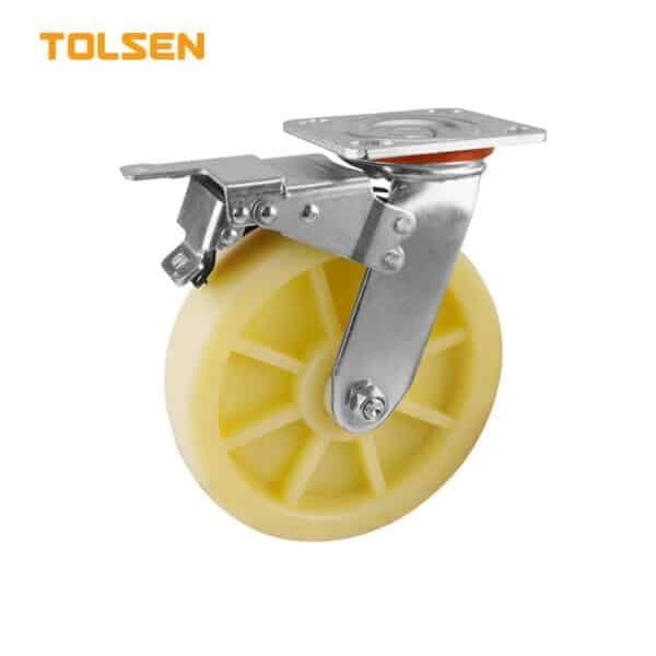SWIVEL CASTER WITH BRAKE