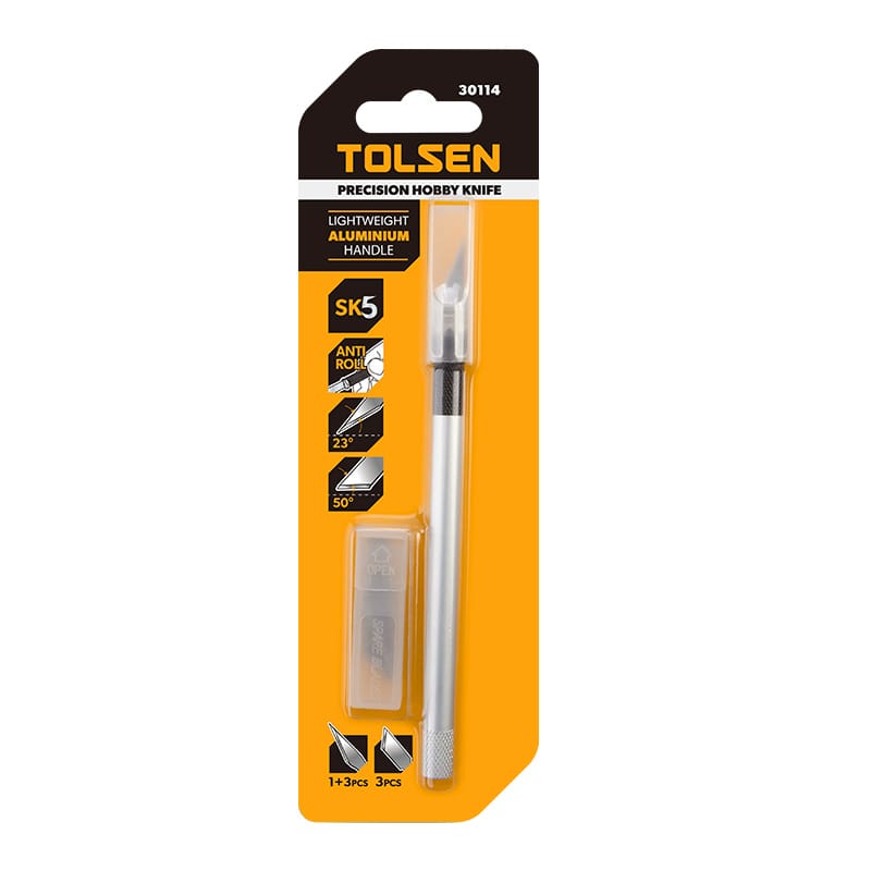 Tolsen precision hobby knife in retail packaging