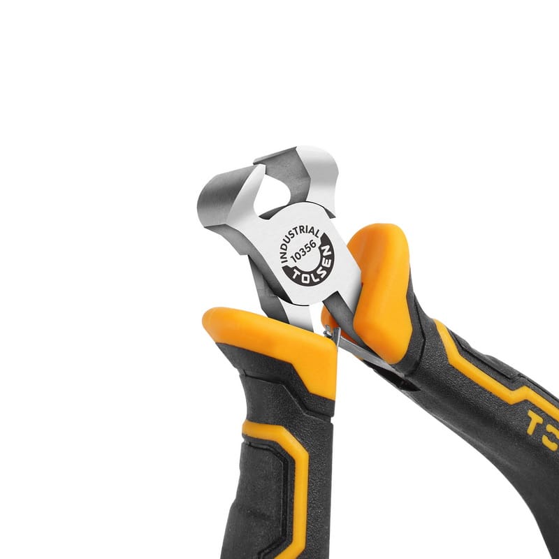 Tolsen precision end cutting nippers (mini carpenter pincers) for flush cutting on electronics.