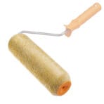 Tolsen 250mm 100% acrylic paint roller cover assembled on a handle for interior or exterior wall painting.