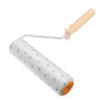 Assembled Tolsen 10-inch microfiber paint roller tool with handle for large surface painting.