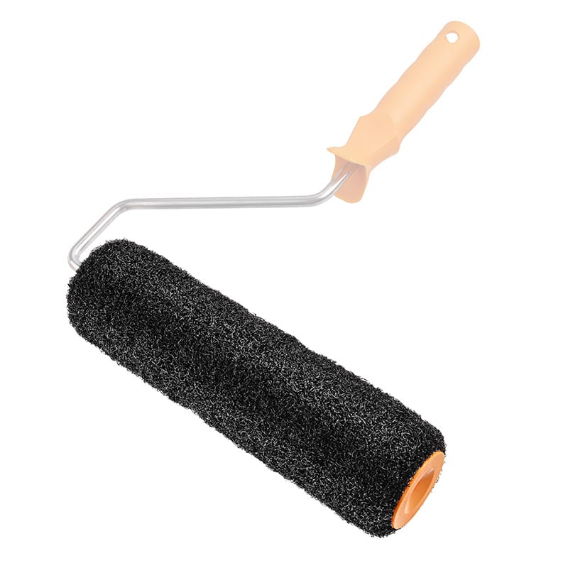 Assembled Tolsen 10-inch nylon plastering roller tool with handle for wall and ceiling smoothing.