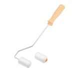Tolsen 2.5-inch mini sponge roller tool with long handle frame and an extra replacement foam sleeve.