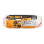Packaging of Tolsen 40259 7-inch (180mm) polyamide roller cover with 20mm fiber height for rough surfaces.