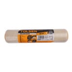 Packaging of Tolsen 40279 wool roller cover 10-inch 250mm designed for enamel and two-component varnishes.