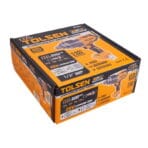 Tolsen 20V high torque brushless cordless impact wrench in the retail packaging, color box
