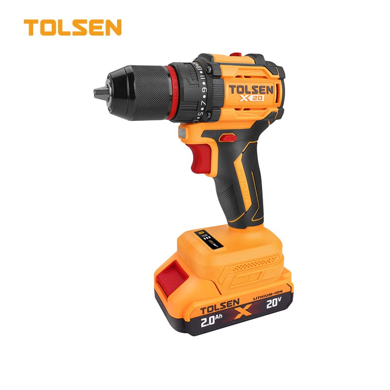 TOLSEN 96410 20V LI-ION BRUSHLESS CORDLESS DRILL WITH 1PC BATTERY