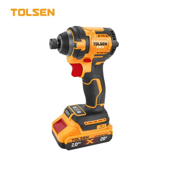 TOLSEN 96422 20V LI-ION BRUSHLESS CORDLESS IMPACT SCREWDRIVER WITH 1PC BATTERY