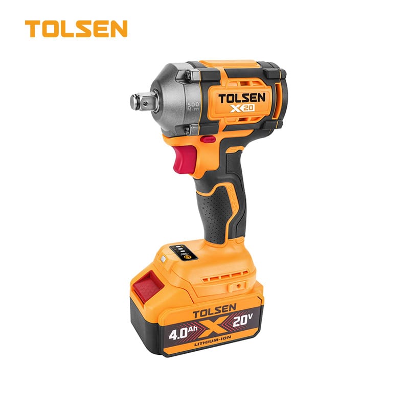 TOLSEN 97026 20V LI-ION BRUSHLESS CORDLESS IMPACT WRENCH FOR 110-120V MARKET