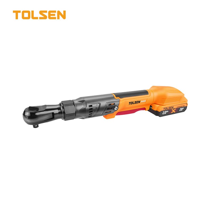 TOLSEN 96432 Brushless Cordless 3/8" Sq. Drive Ratchet Wrench with 2.0Ah battery
