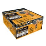 TOLSEN 20V X20 Industrial Brushless Cordless 1/2" Impact Wrench 850 N·m Retail Color Box Packaging