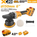 20V X20 Brushless Cordless 6" Polisher (4.0Ah, 110-120V)