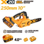20V X20 Brushless Cordless 250mm Chain Saw (4.0Ah)
