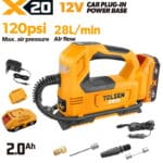 20V X20 Cordless Inflator, 120Psi (2.0Ah)
