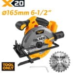 20V X20 Cordless 6‑1/2" (165mm) Circular Saw (Tool Only)