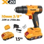 20V X20 Cordless 3/8" Drill, 35 N·m (1.5Ah)