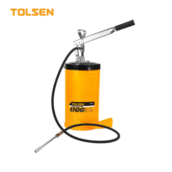 Tolsen 65210 16kg manual hand grease pump 2500 PSI with 1700mm hose