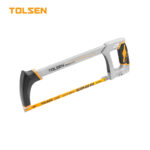 TOLSEN EnduFrame 12-Inch (300mm) High Tension Hacksaw Frame with 0° and 45° Cutting Angle, 24T Blade for Flush Metal Cutting