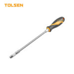 TOLSEN Flexible Shaft Screwdriver with 1/4" Magnetic Hex Bit Holder, Bendable Extension Bit Driver for Tight Spaces and Hard-to-Reach Screws